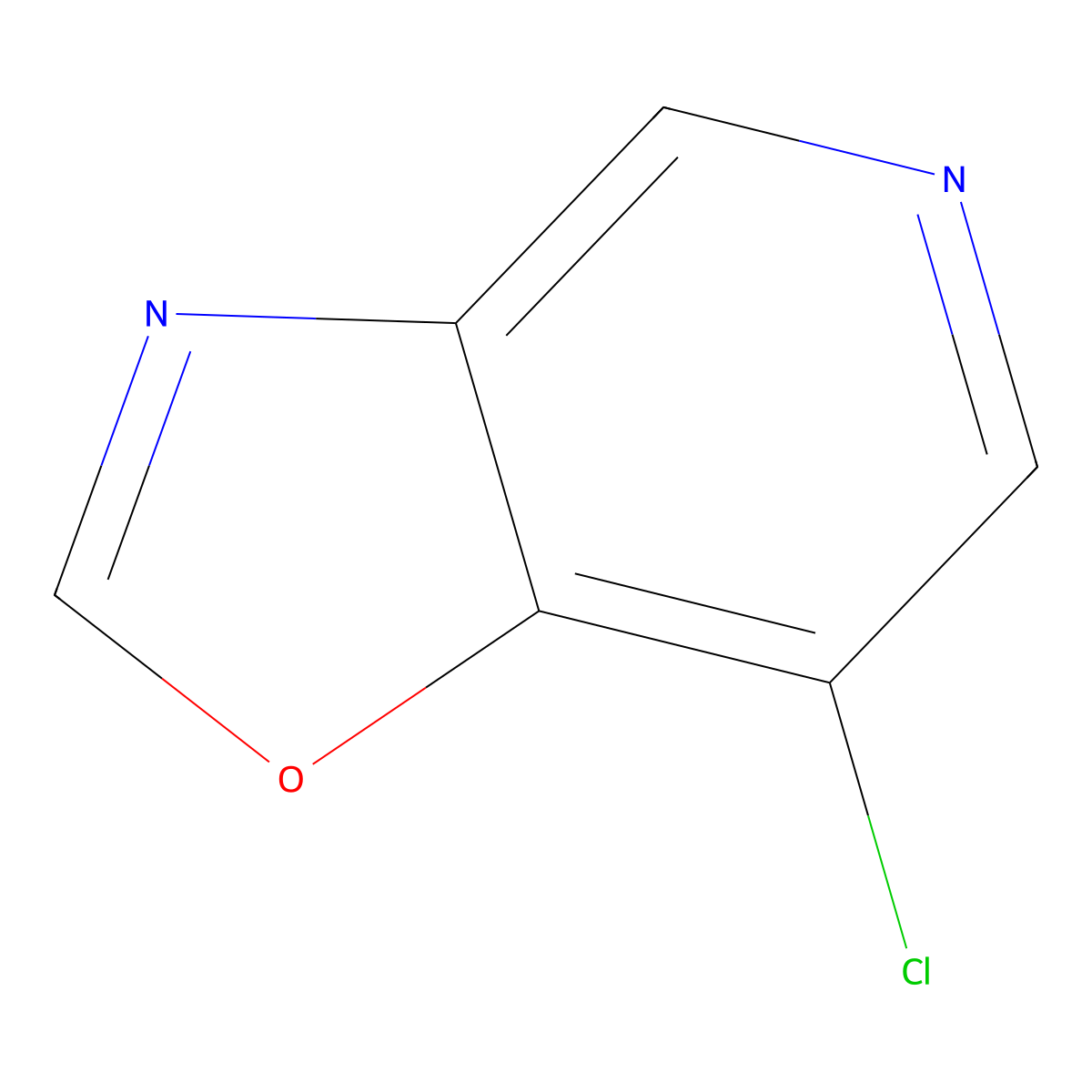 7-Chlorooxazolo[4,5-c]pyridine molecular structure, CAS 1823914-52-8