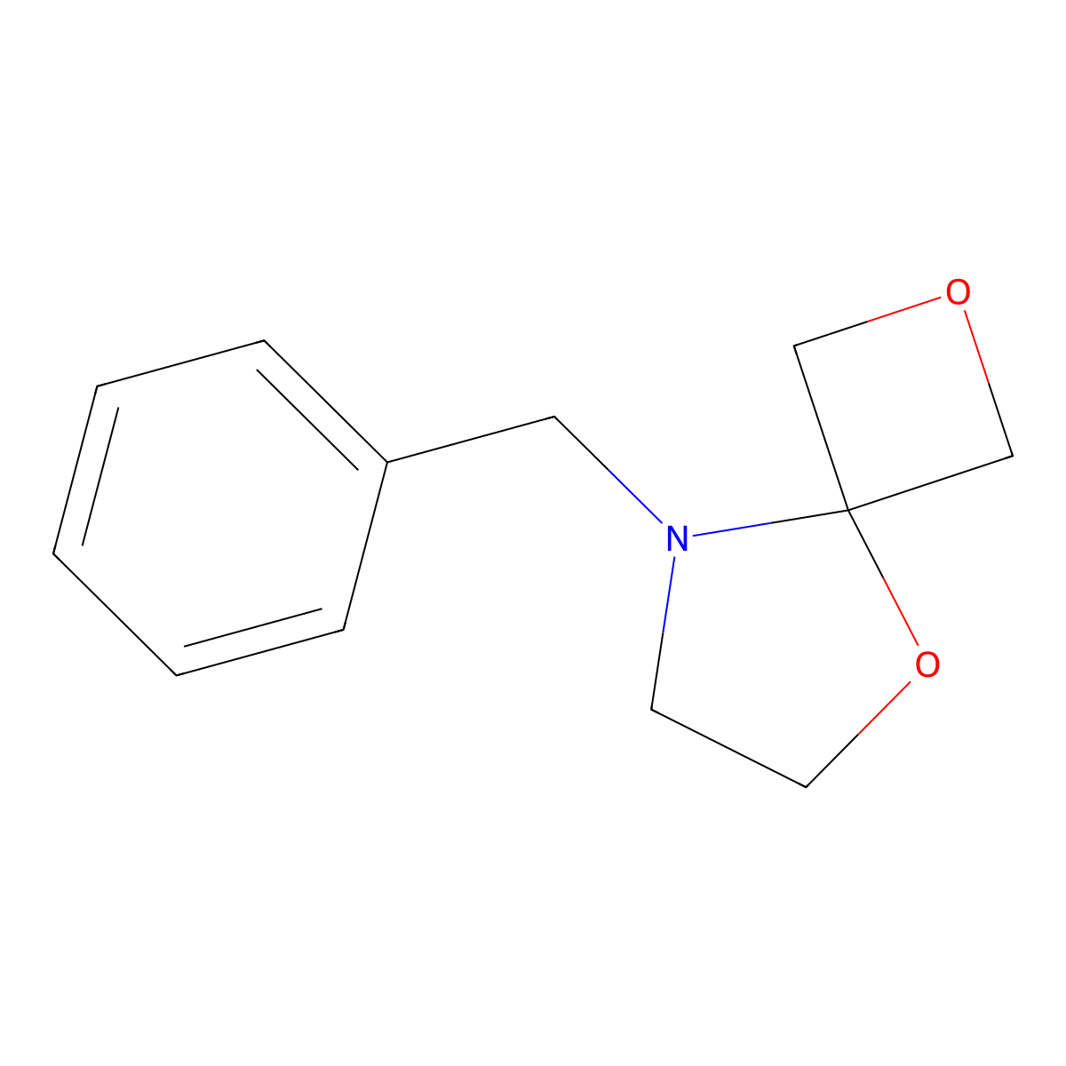 8-Benzyl-2,5-dioxa-8-azaspiro[3.4]octane molecular structure, CAS 1823915-10-1