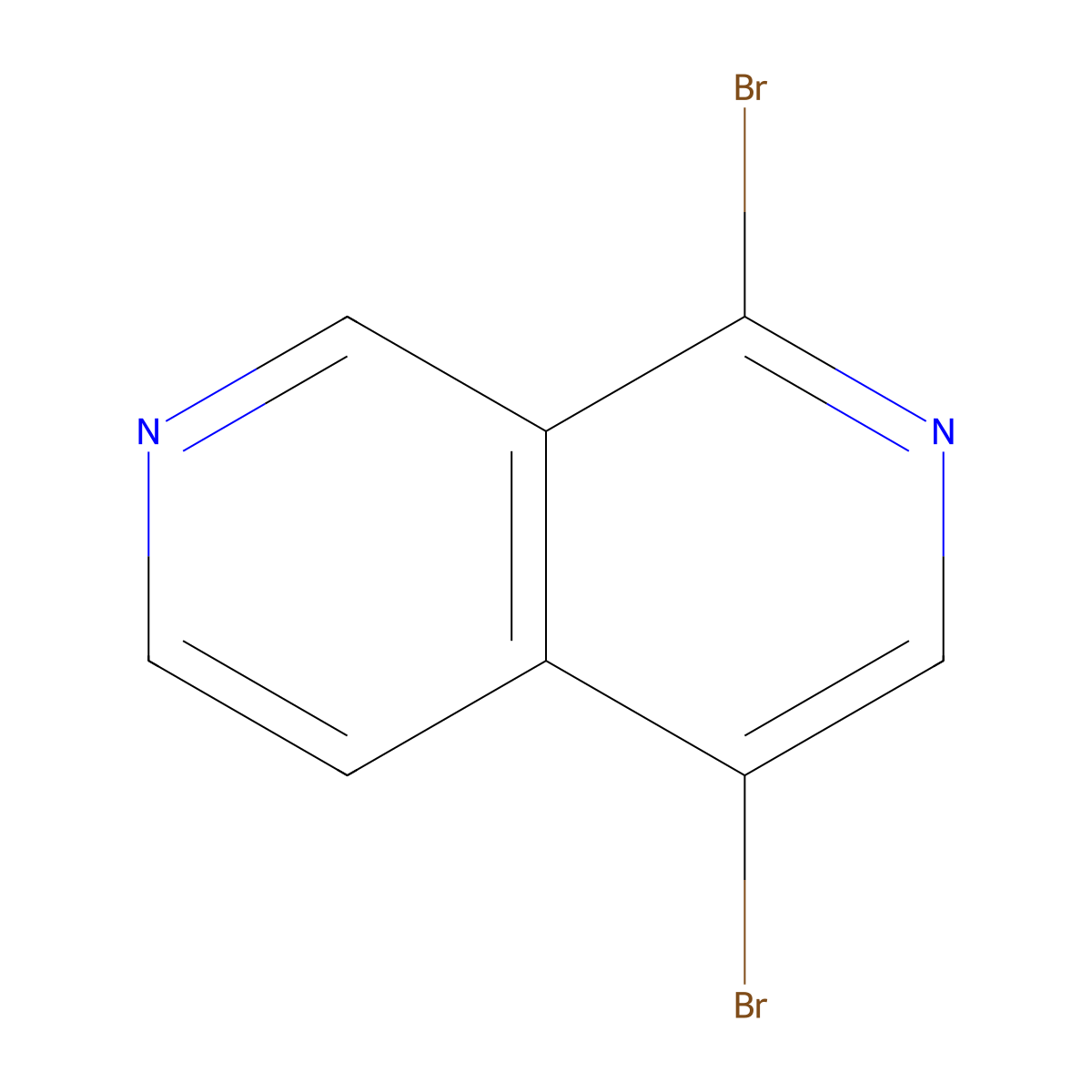 1,4-Dibromo-2,7-naphthyridine molecular structure, CAS 1823920-98-4