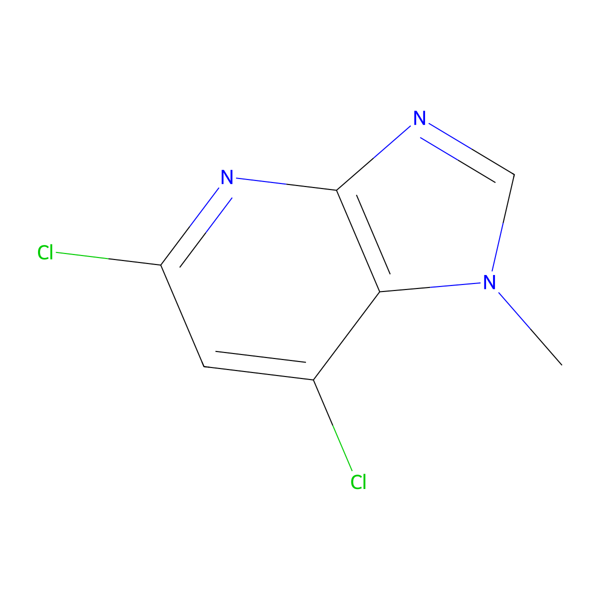 5,7-Dichloro-1-methyl-1H-imidazo[4,5-b]pyridine molecular structure, CAS 1823930-41-1