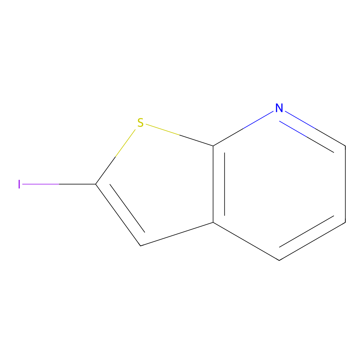 2-Iodothieno[2,3-b]pyridine molecular structure, CAS 1823930-57-9