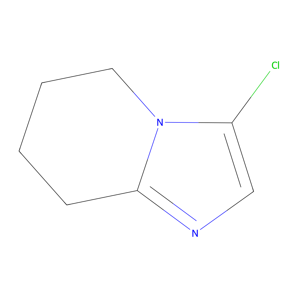 3-Chloro-5,6,7,8-tetrahydroimidazo[1,2-a]pyridine molecular structure, CAS 1823930-65-9