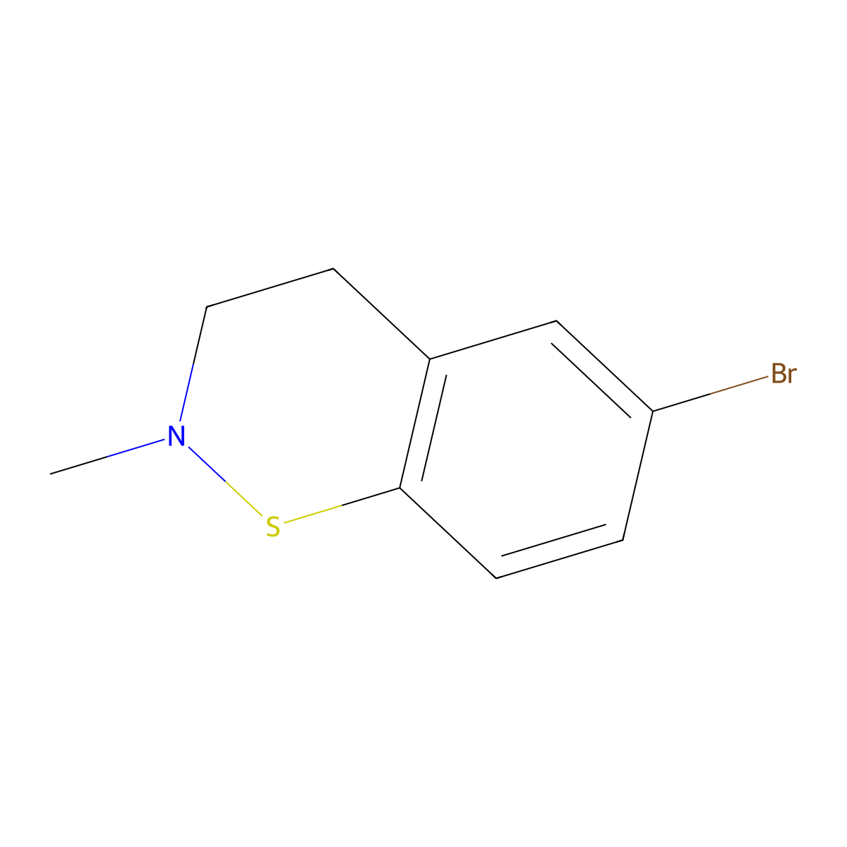 6-Bromo-2-methyl-3,4-dihydro-2H-benzo[e][1,2]thiazine molecular structure, CAS 1823932-98-4