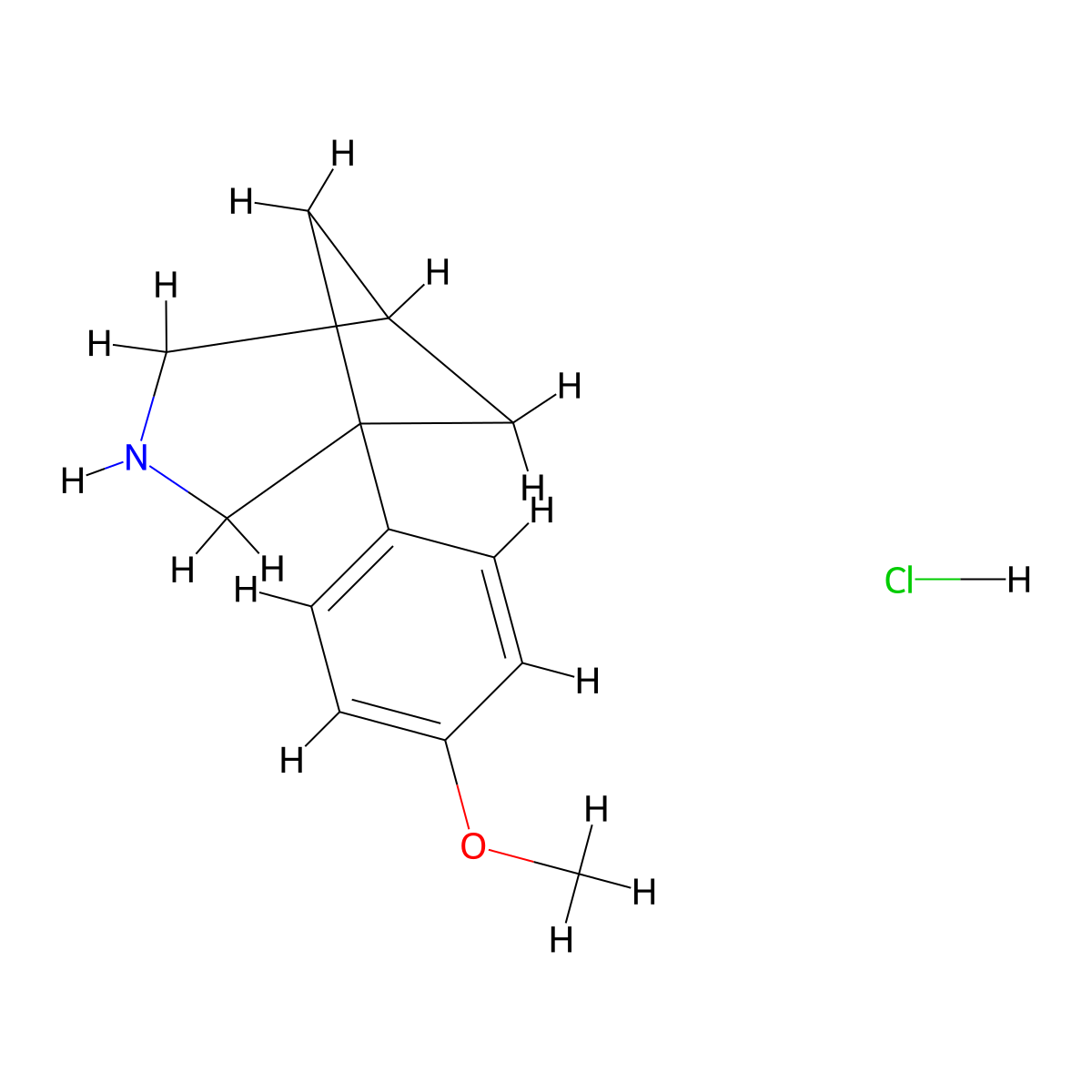 1-(4-Methoxyphenyl)-3-azabicyclo[3.1.1]heptane hydrochloride molecular structure, CAS 1823933-41-0