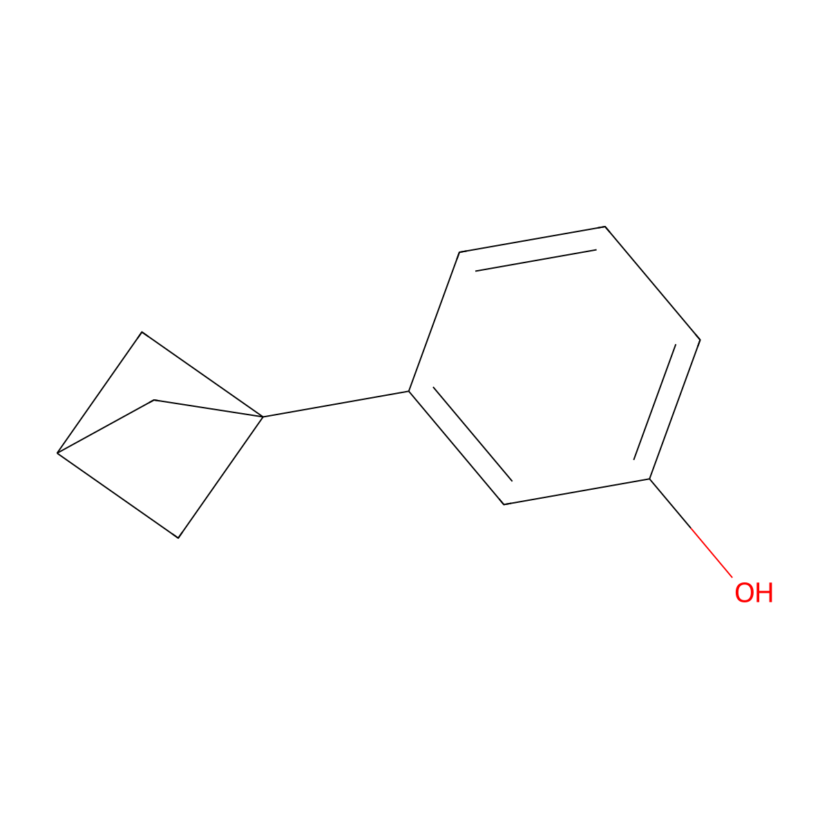 3-(Bicyclo[1.1.1]pentan-1-yl)phenol molecular structure, CAS 1823934-89-9