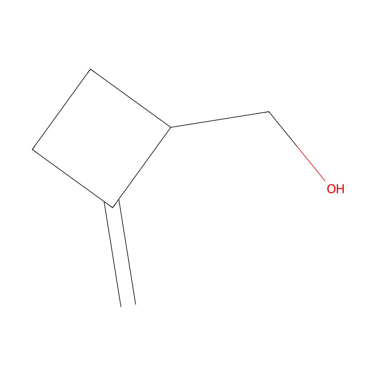 (2-Methylidenecyclobutyl)methanol molecular structure, CAS 1823935-41-6