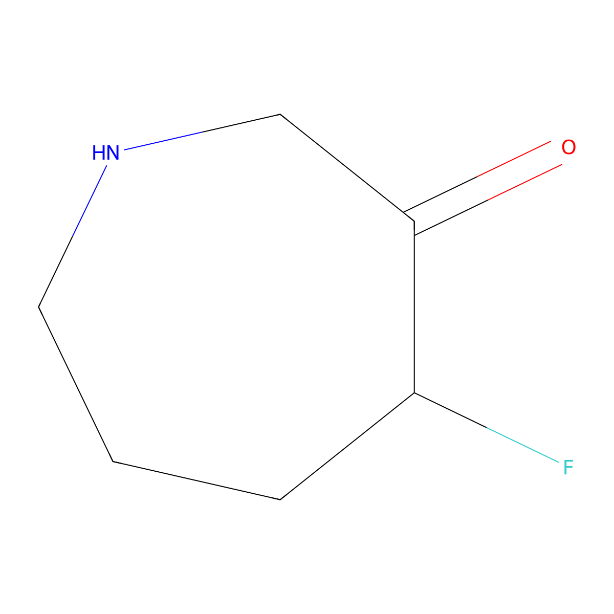 4-Fluoroazepan-3-one molecular structure, CAS 1823935-50-7