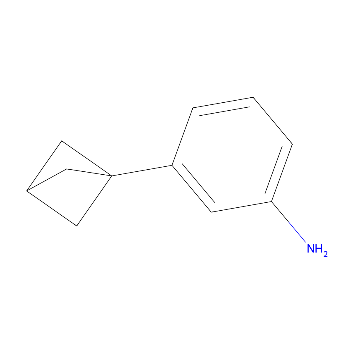 3-(Bicyclo[1.1.1]pentan-1-yl)aniline molecular structure, CAS 1823935-84-7