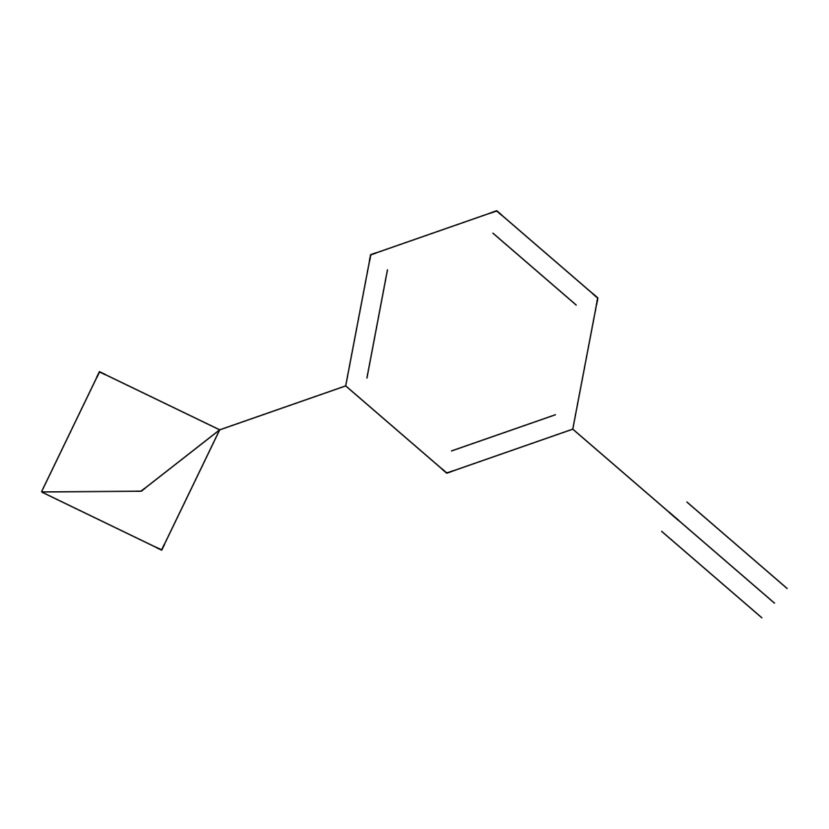 1-(3-Ethynylphenyl)bicyclo[1.1.1]pentane molecular structure, CAS 1823936-00-0
