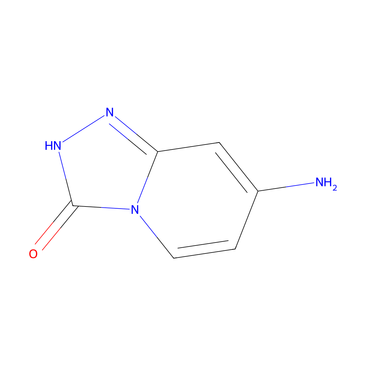 7-amino-2H,3H-(1,2,4)triazolo(4,3-a)pyridin-3-one molecular structure, CAS 1823936-06-6