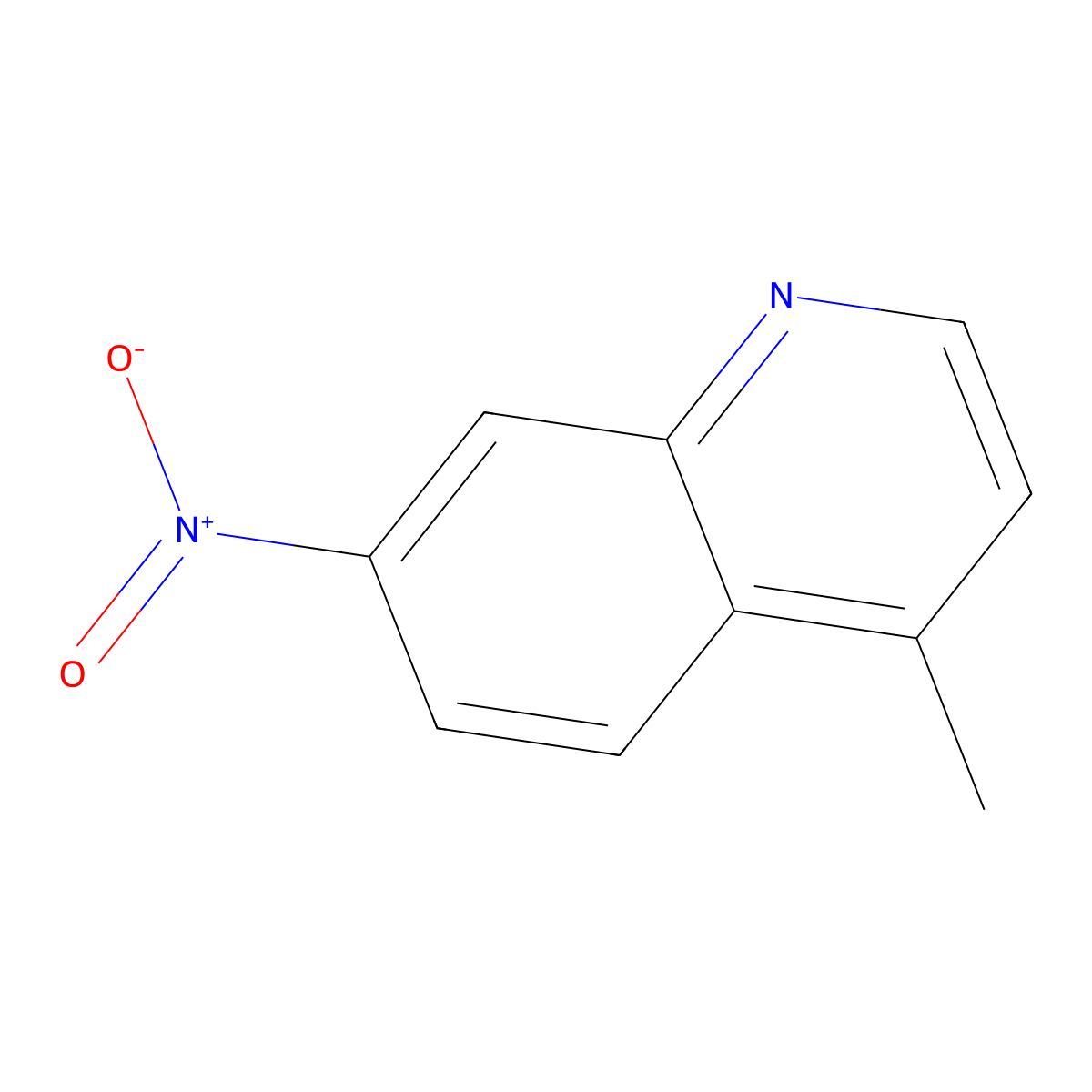 4-Methyl-7-nitroquinoline molecular structure, CAS 1823937-84-3