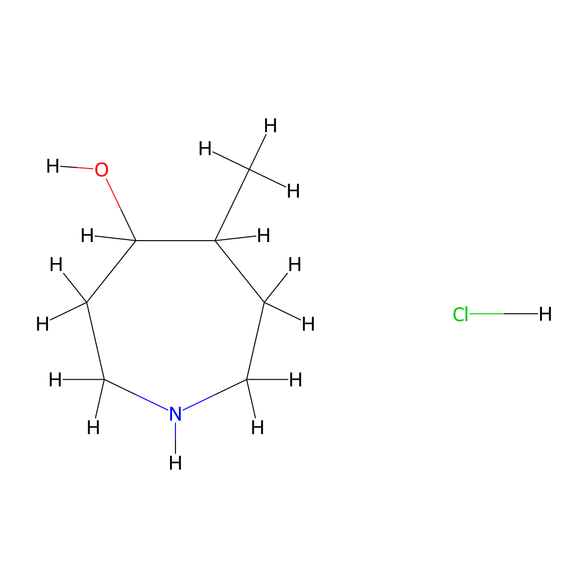 5-Methylazepan-4-ol hydrochloride molecular structure, CAS 1823939-51-0