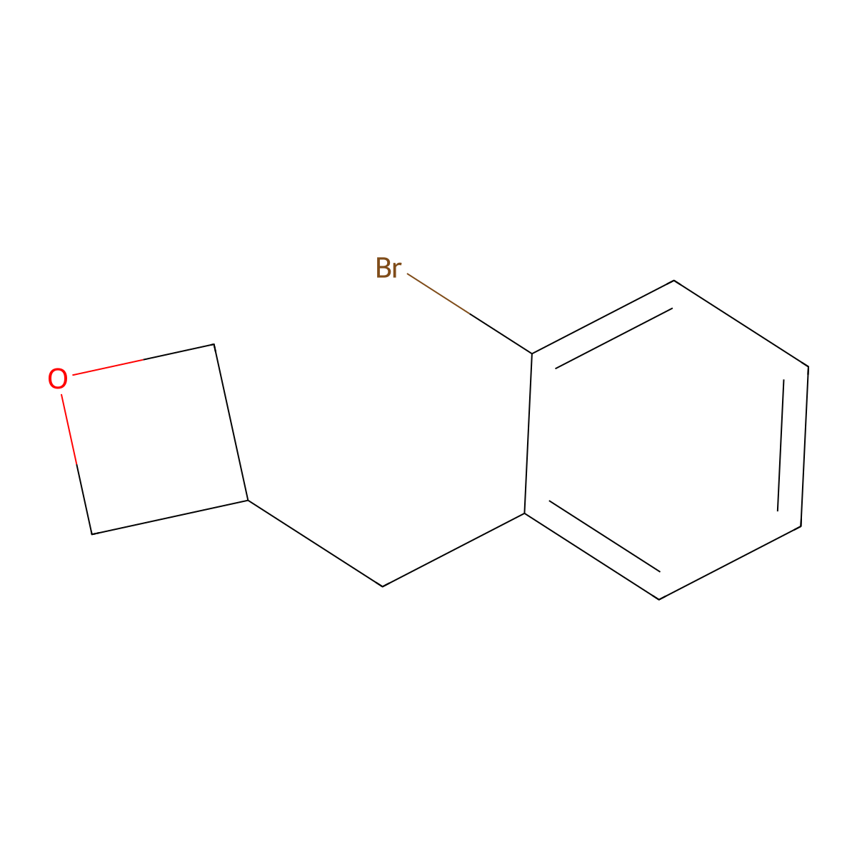 3-(2-Bromobenzyl)oxetane molecular structure, CAS 1823939-89-4