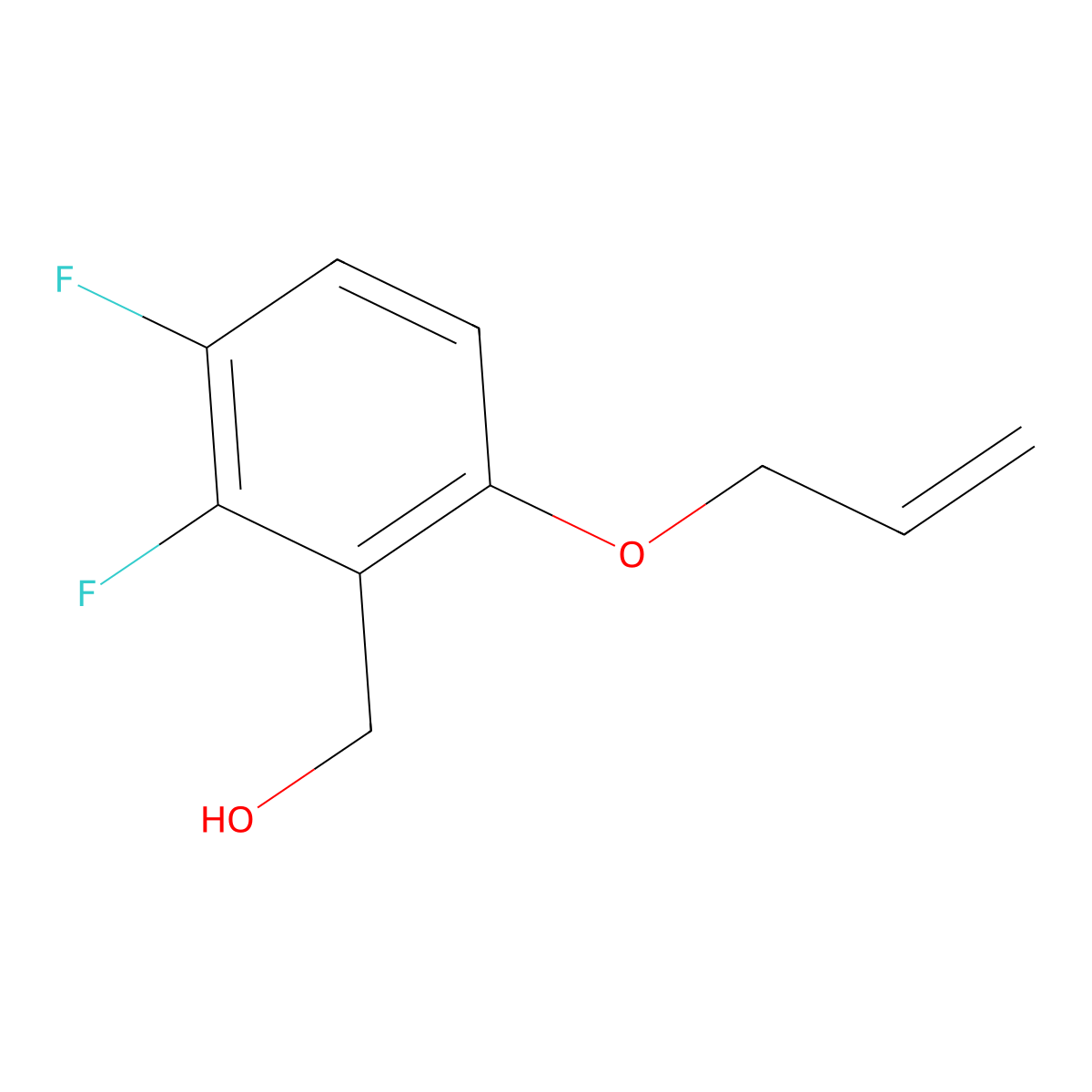 6-(Allyloxy)-2,3-difluorobenzyl Alcohol molecular structure, CAS 1823942-84-2
