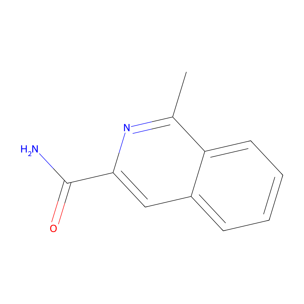 1-Methylisoquinoline-3-carboxamide molecular structure, CAS 1823943-50-5
