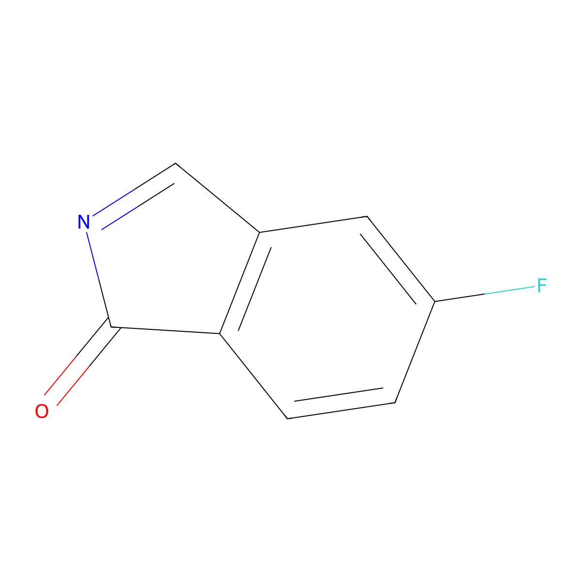 5-Fluoro-1H-isoindol-1-one molecular structure, CAS 1823947-52-9