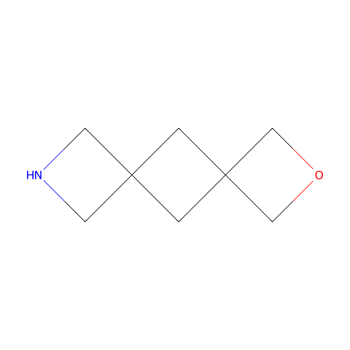 2-Oxa-8-azadispiro[3.1.36.14]decane molecular structure, CAS 1823949-81-0