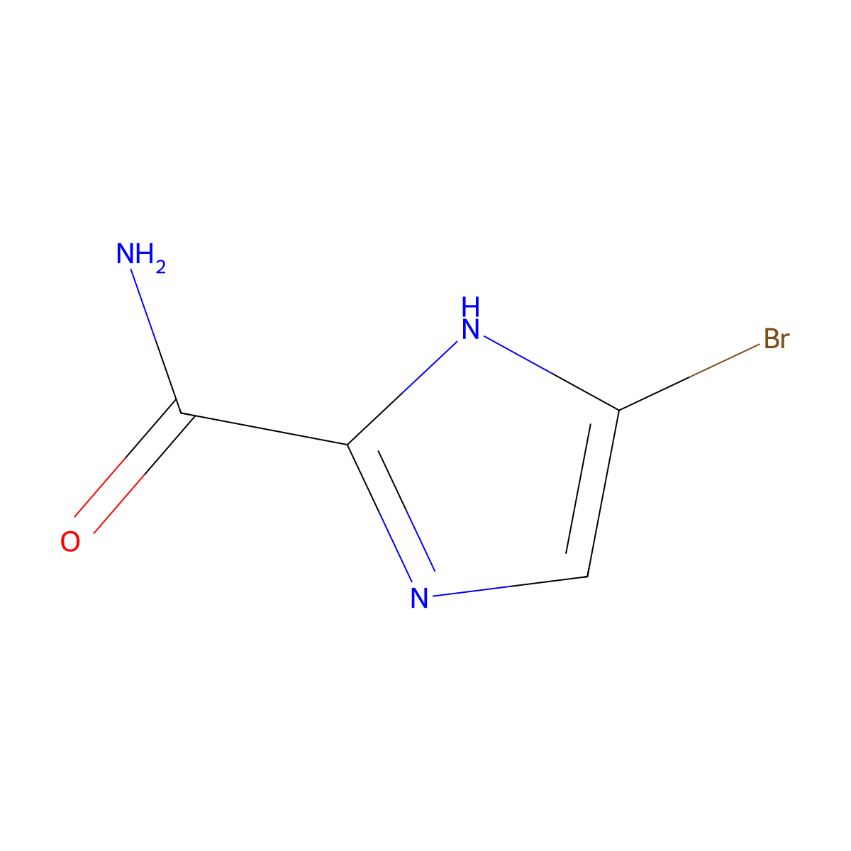 4-Bromo-1H-imidazole-2-carboxamide molecular structure, CAS 1823952-84-6