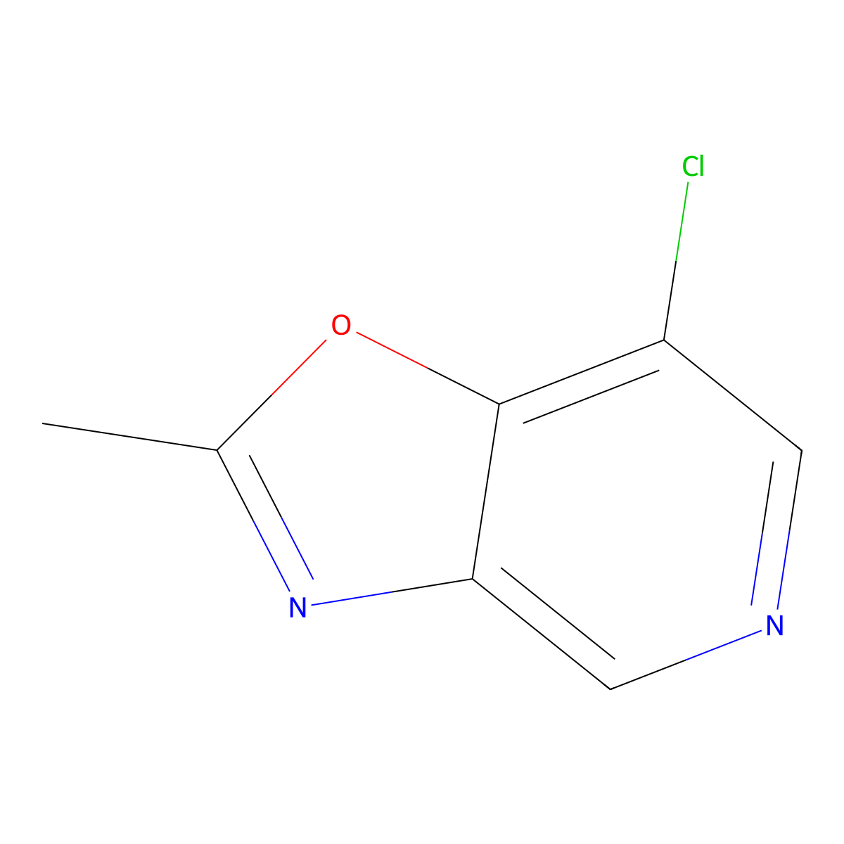 7-Chloro-2-methyloxazolo[4,5-c]pyridine molecular structure, CAS 1823953-50-9