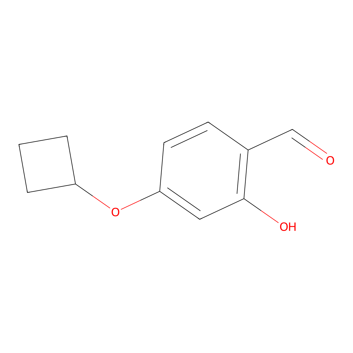 4-Cyclobutoxysalicylaldehyde molecular structure, CAS 1823954-03-5