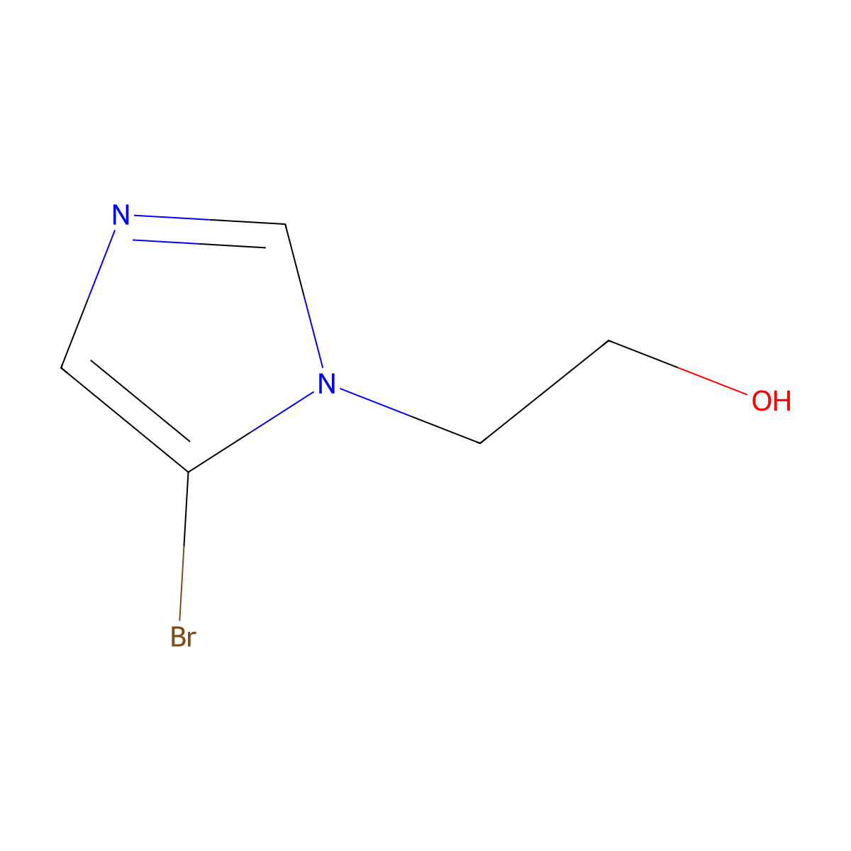 2-(5-Bromo-1h-imidazol-1-yl)ethanol molecular structure, CAS 1823958-20-8