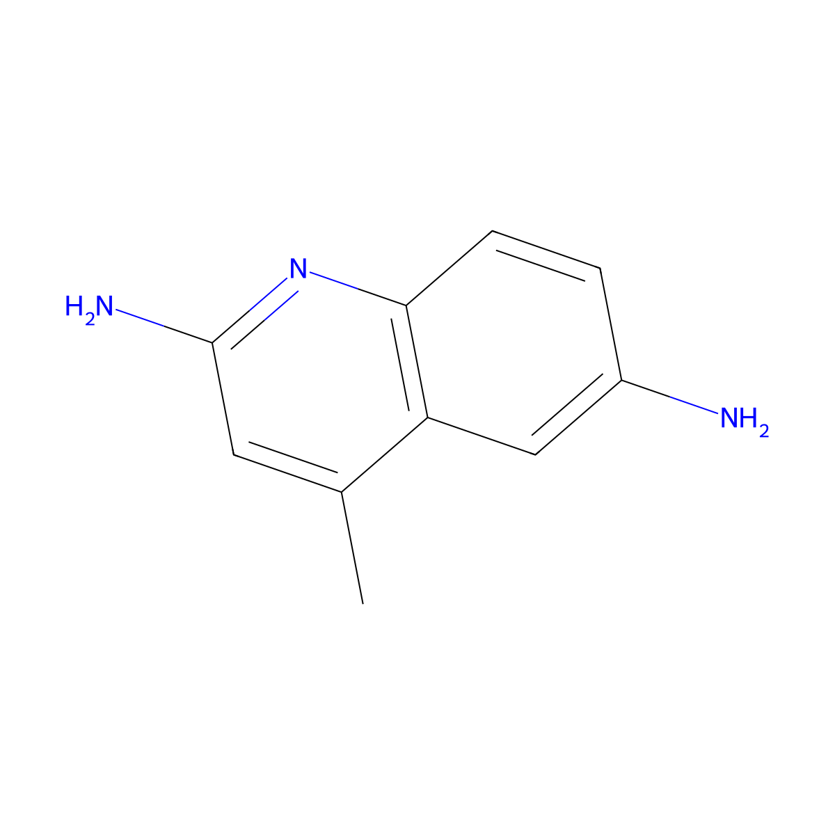 4-Methylquinoline-2,6-Diamine molecular structure, CAS 1823958-42-4