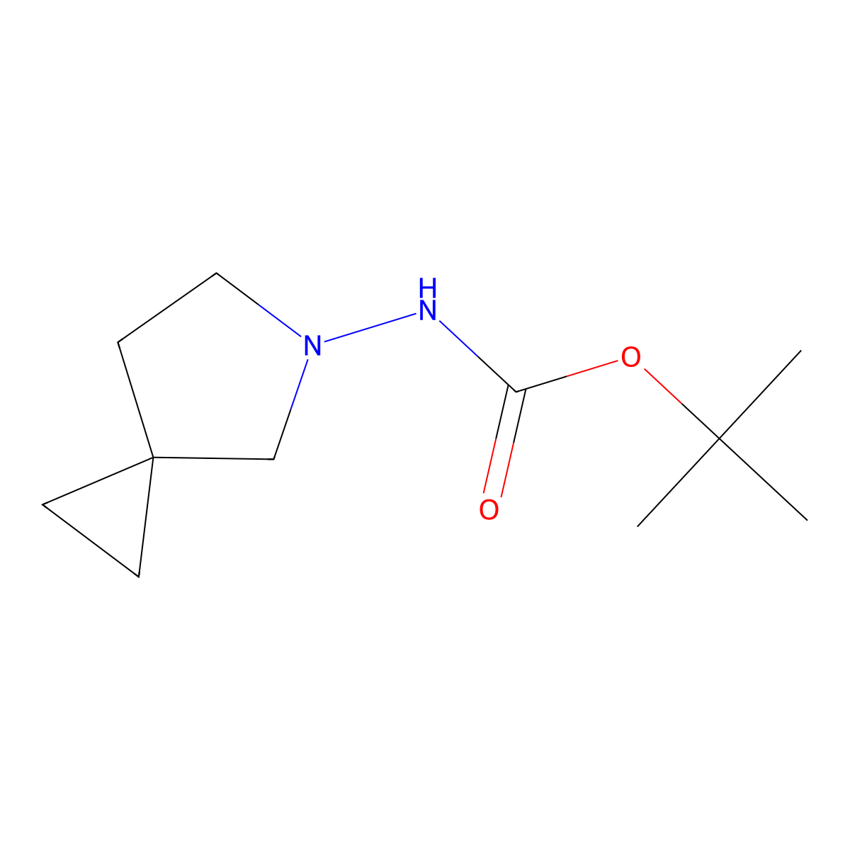 5-(Boc-amino)-5-aza-spiro[2.4]heptane molecular structure, CAS 1823958-87-7