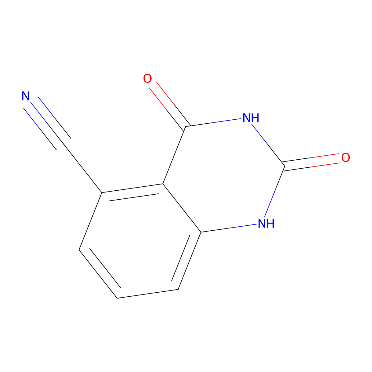 2,4-Dihydroxyquinazoline-5-carbonitrile molecular structure, CAS 1823958-91-3