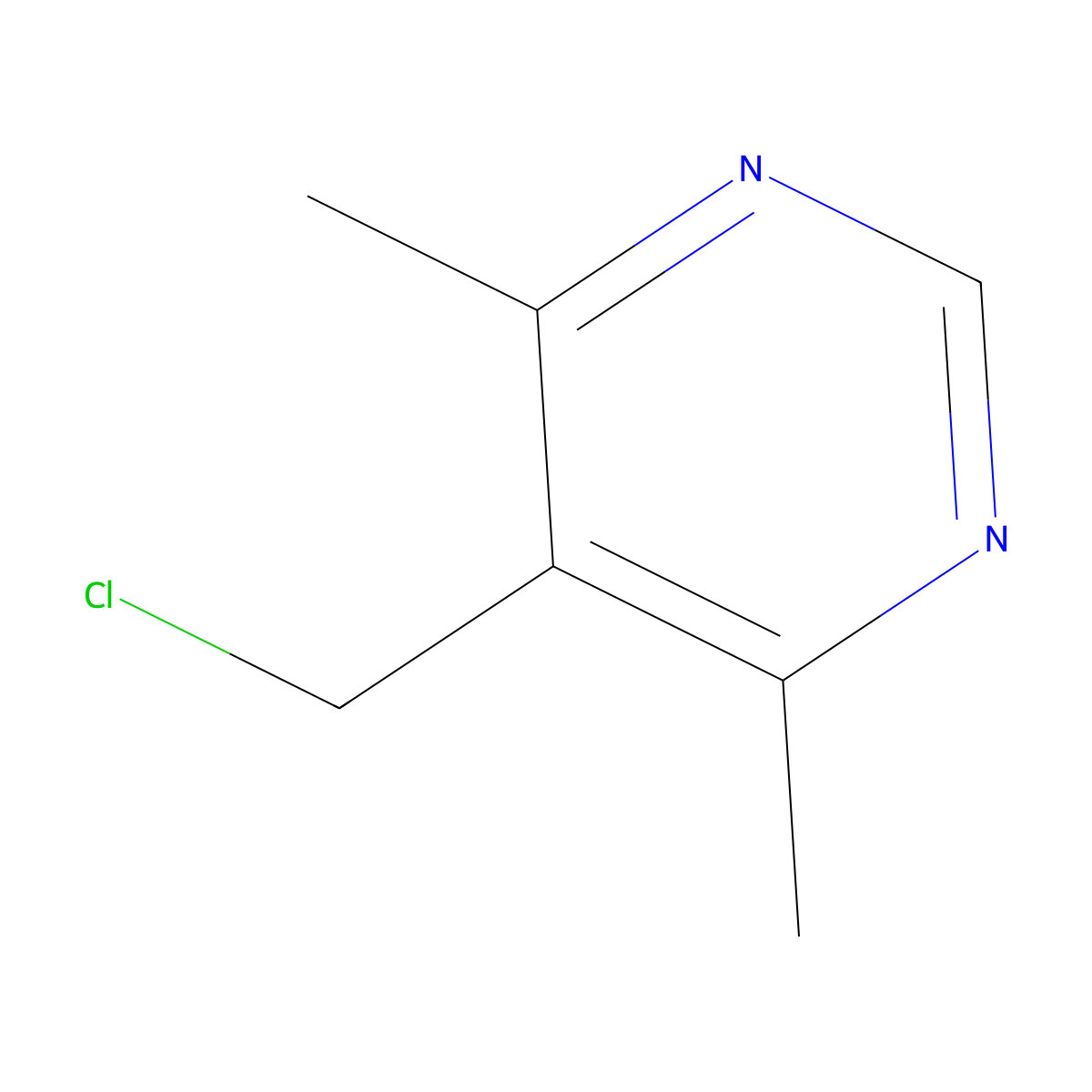 5-(Chloromethyl)-4,6-dimethylpyrimidine molecular structure, CAS 1823959-87-0