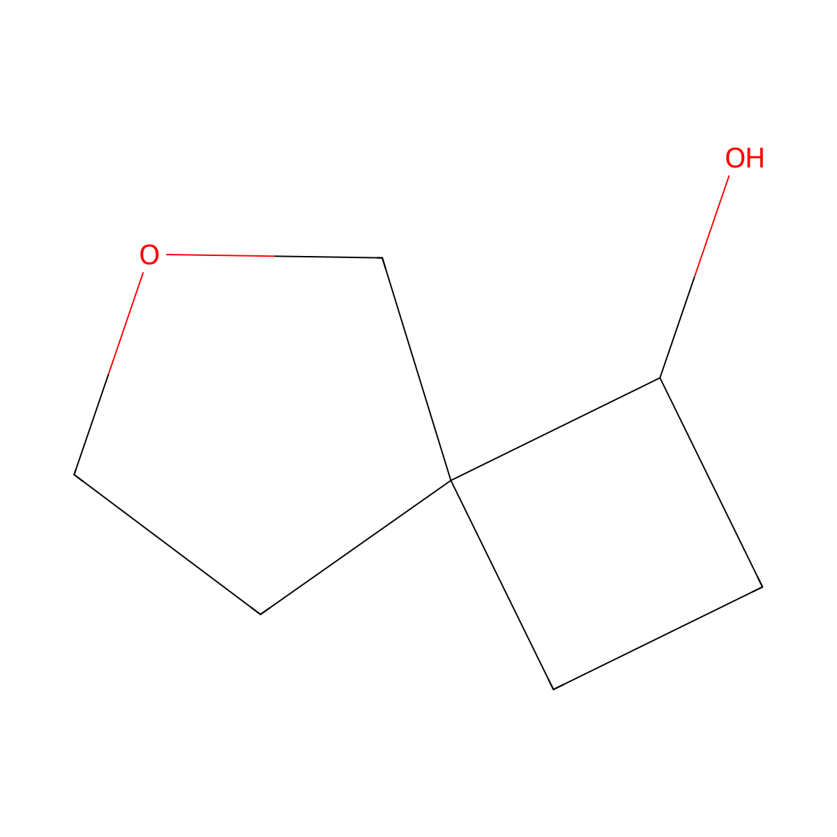 6-Oxaspiro[3.4]octan-1-OL molecular structure, CAS 1823960-21-9