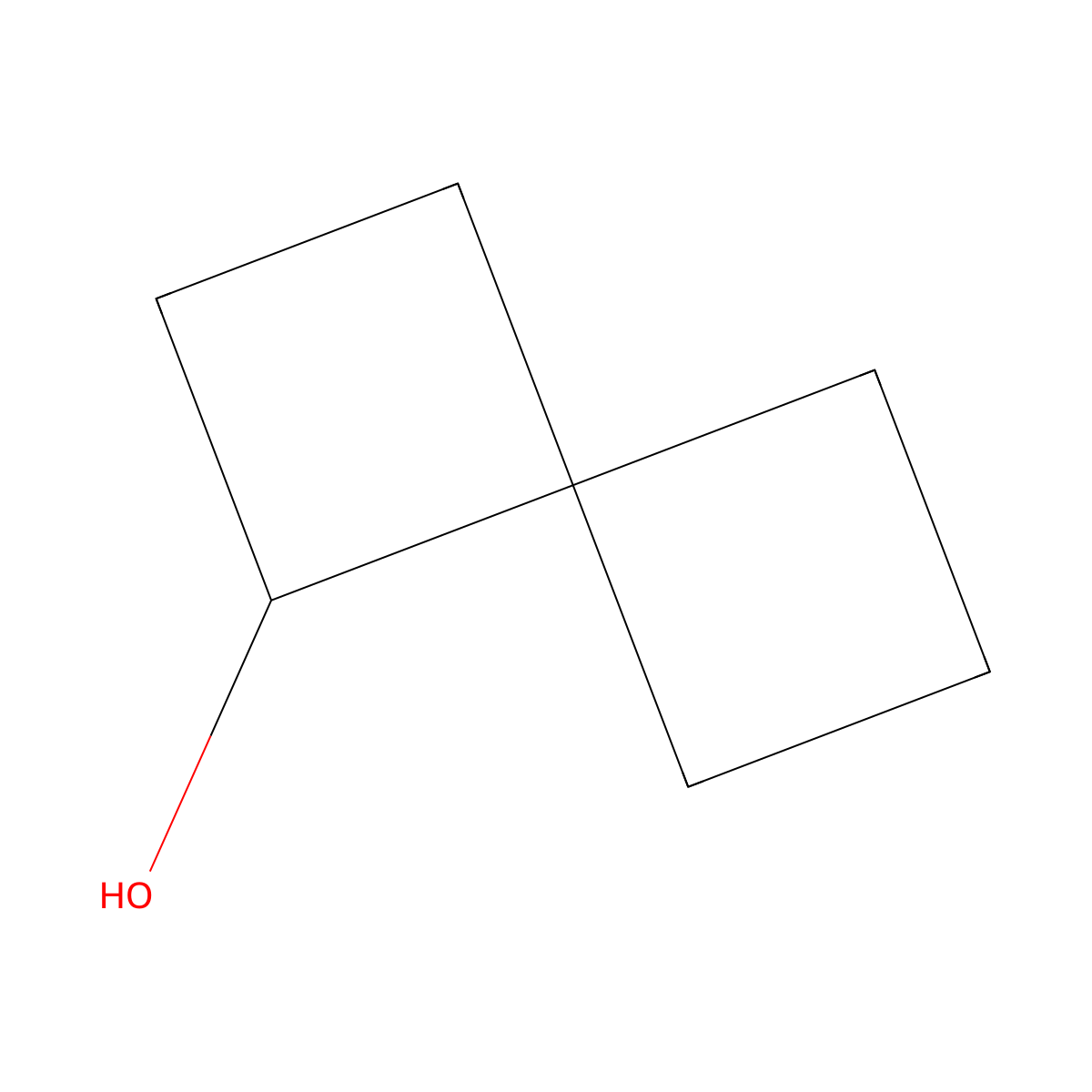 Spiro(3.3)heptan-1-ol molecular structure, CAS 1823960-41-3
