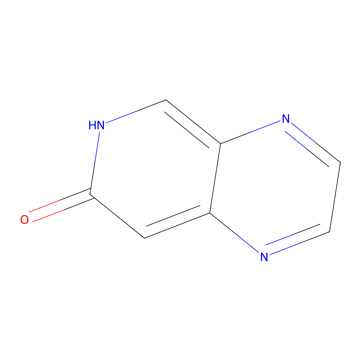 Pyrido[3,4-b]pyrazin-7-ol molecular structure, CAS 1823960-69-5