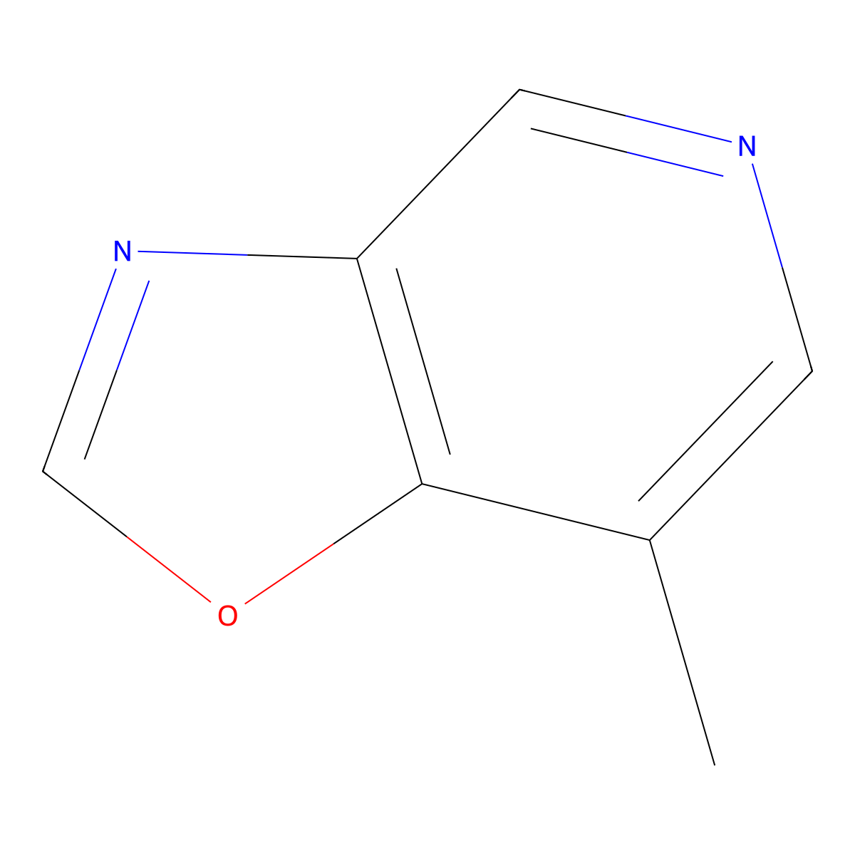 7-Methyloxazolo[4,5-c]pyridine molecular structure, CAS 1823960-88-8