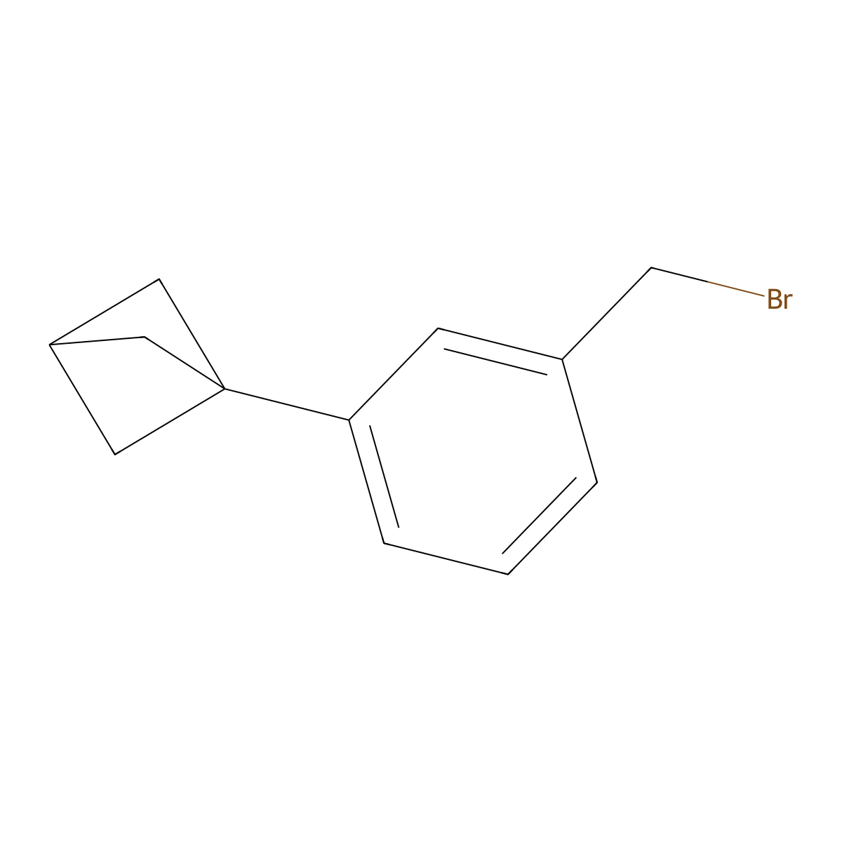 1-(3-(Bromomethyl)phenyl)bicyclo[1.1.1]pentane molecular structure, CAS 1823962-41-9