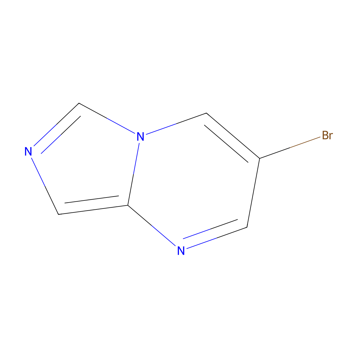 3-Bromoimidazo(1,5-a)pyrimidine molecular structure, CAS 1823964-72-2