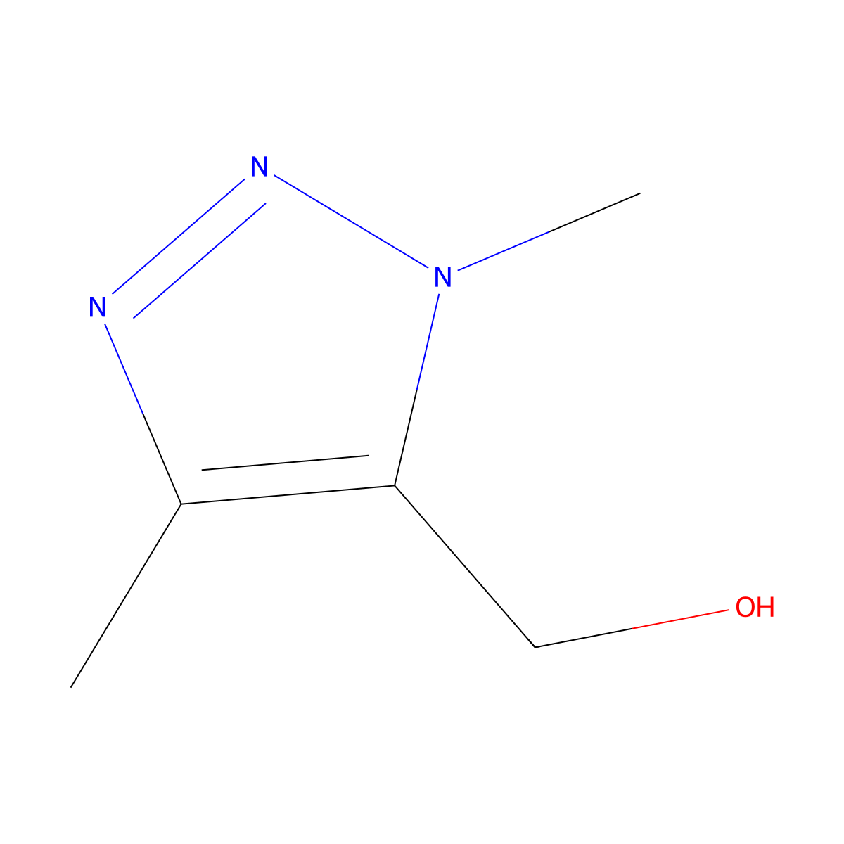 (dimethyl-1H-1,2,3-triazol-5-yl)methanol molecular structure, CAS 1823967-14-1