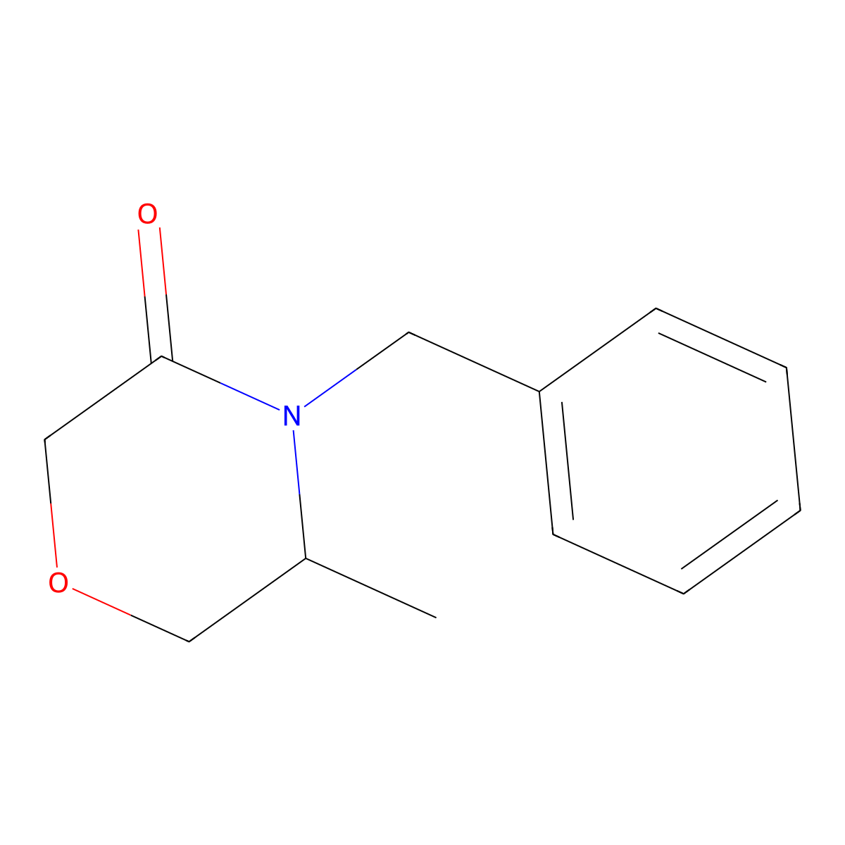 4-Benzyl-5-methylmorpholin-3-one molecular structure, CAS 1823969-87-4