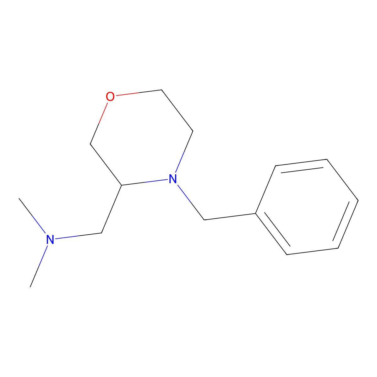 1-(4-Benzylmorpholin-3-yl)-N,N-dimethylmethanamine molecular structure, CAS 1823977-94-1