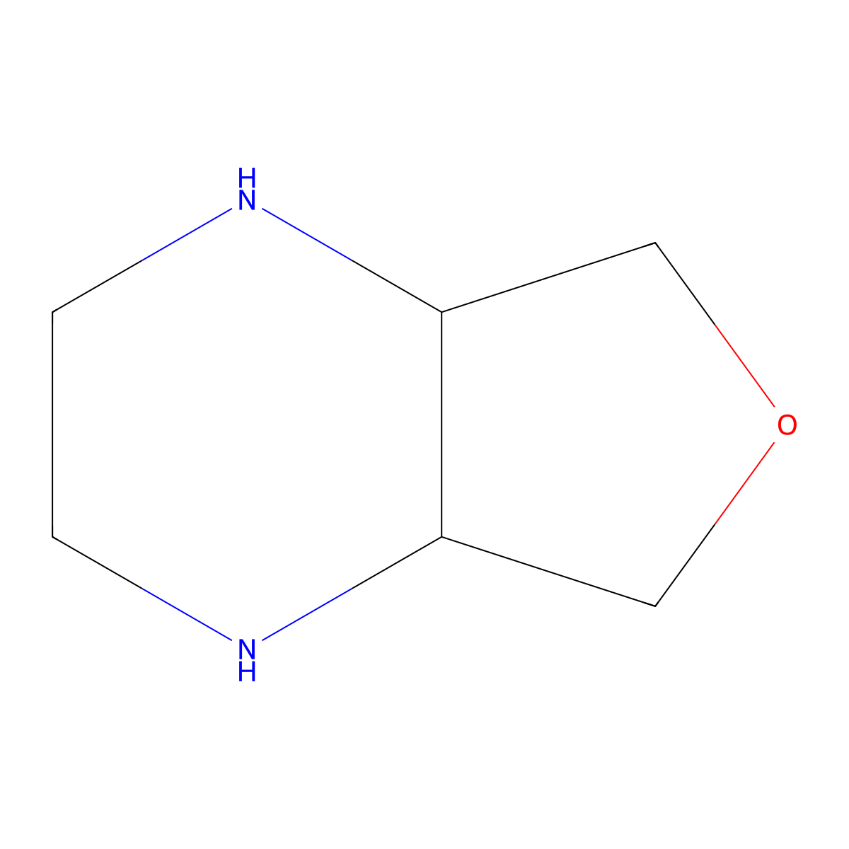 Octahydrofuro[3,4-b]pyrazine molecular structure, CAS 1823978-50-2