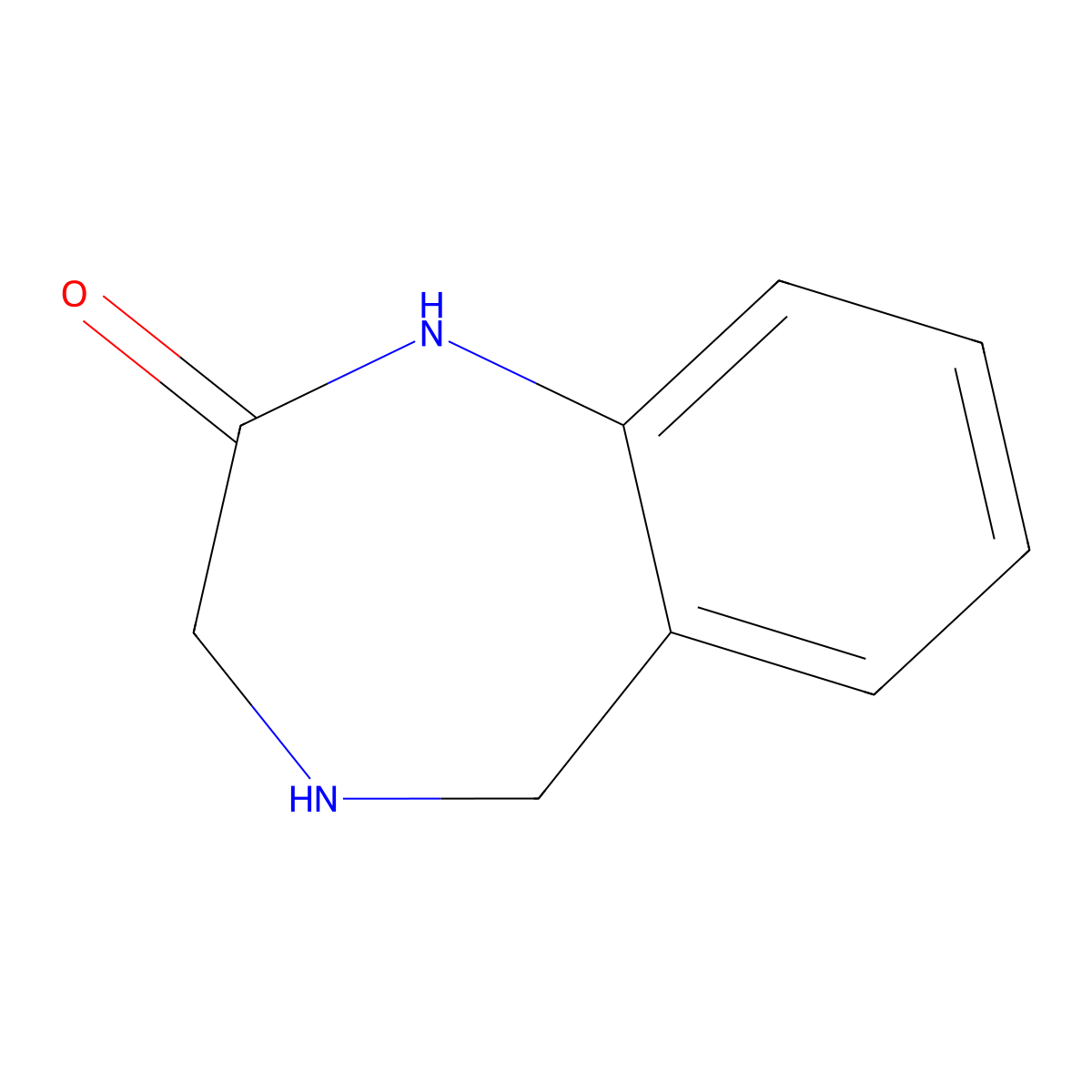 Tetrahydro-1,4-benzodiazepin-2-one molecular structure, CAS 1824-72-2