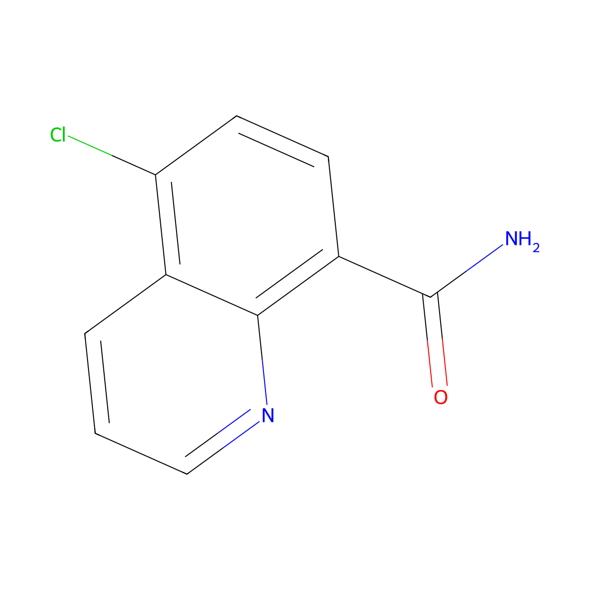 5-Chloroquinoline-8-carboxamide molecular structure, CAS 1824025-22-0