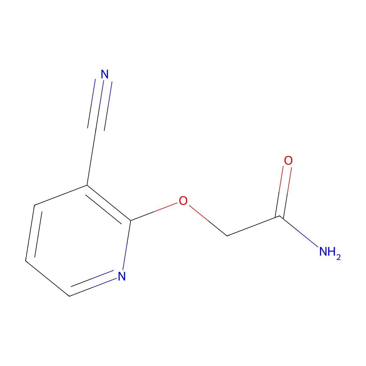 2-((3-Cyanopyridin-2-yl)oxy)acetamide molecular structure, CAS 1824050-88-5