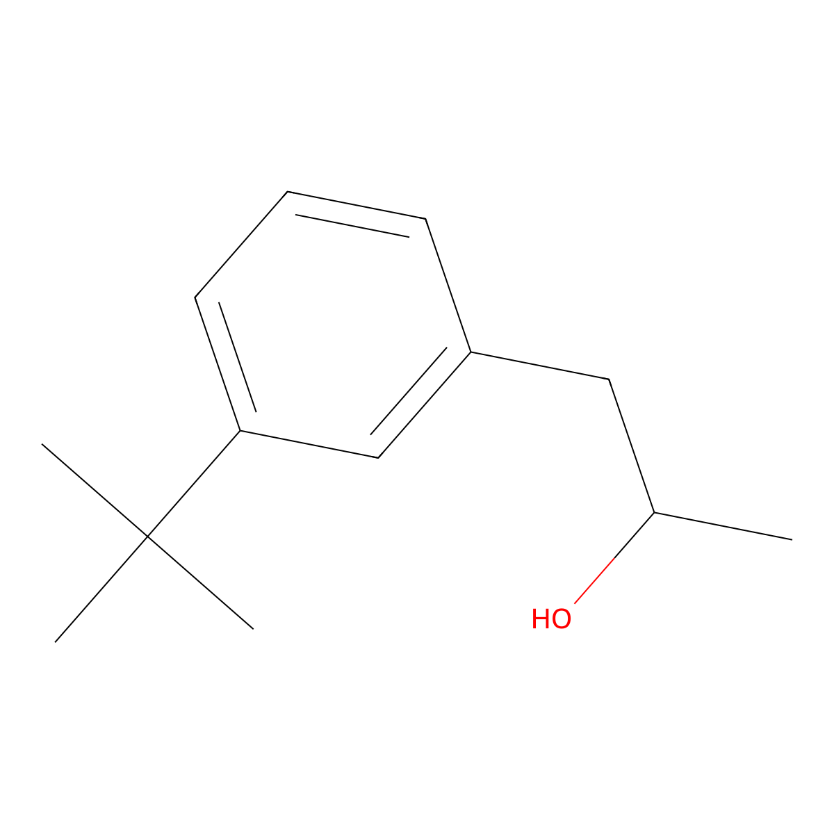 1-(3-Tert-butylphenyl)propan-2-OL molecular structure, CAS 1824052-14-3