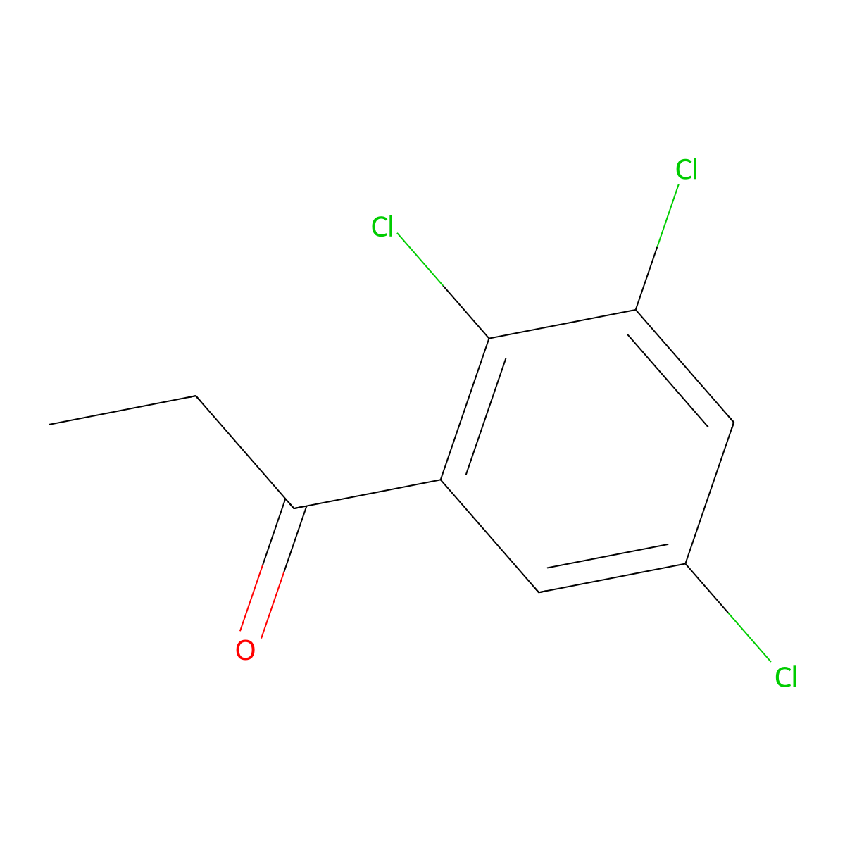 1-(2,3,5-Trichlorophenyl)propan-1-one molecular structure, CAS 1824052-19-8