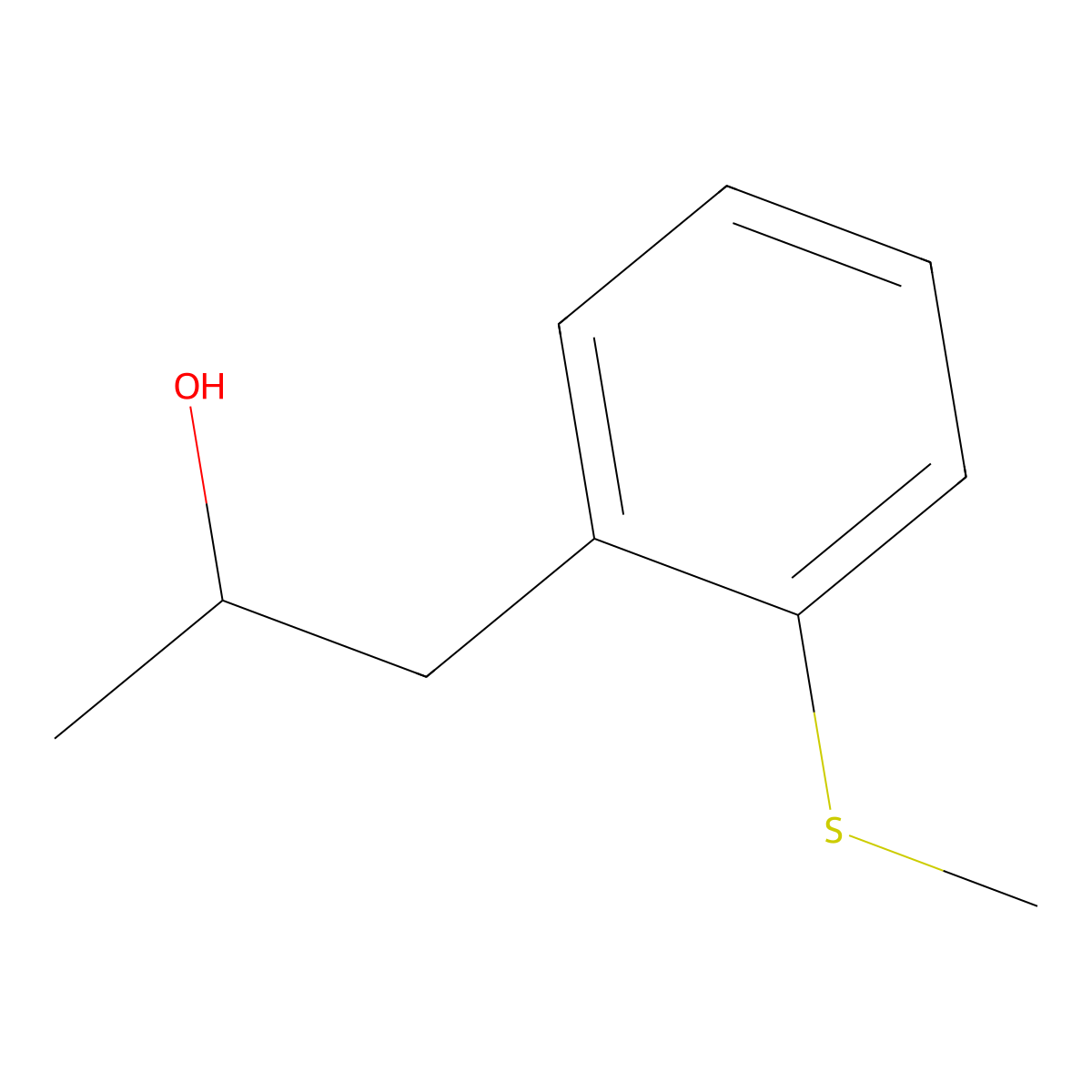 1-(2-(Methylthio)phenyl)propan-2-ol molecular structure, CAS 1824055-91-5