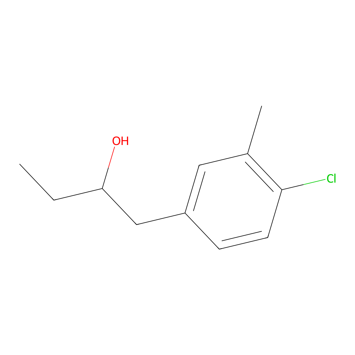 1-(4-Chloro-3-methylphenyl)-2-butanol molecular structure, CAS 1824057-02-4
