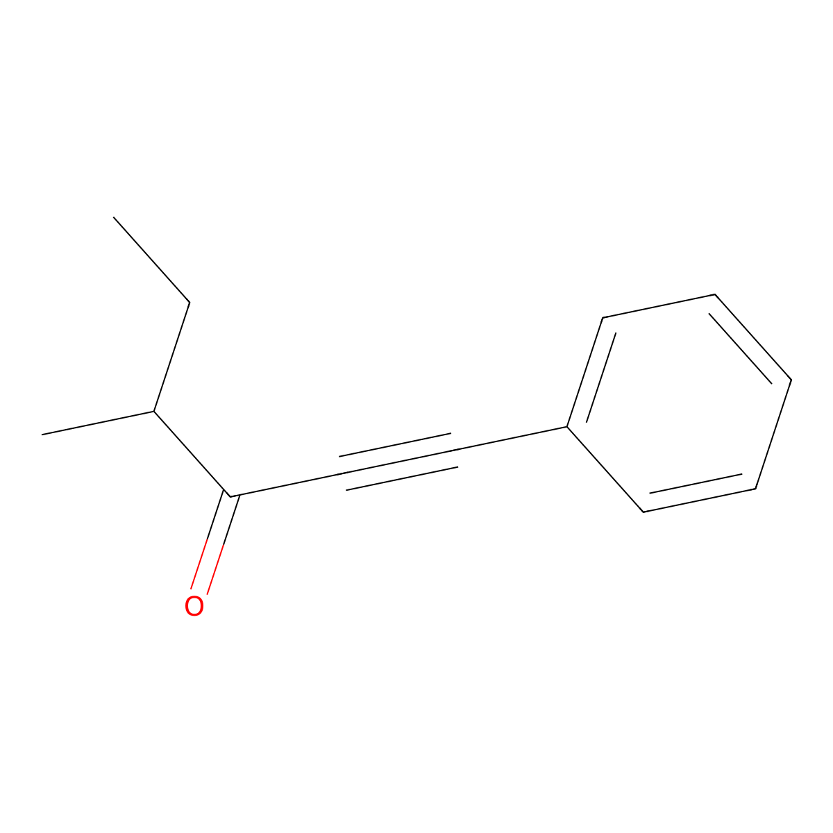 4-Methyl-1-phenylhex-1-yn-3-one molecular structure, CAS 1824063-18-4