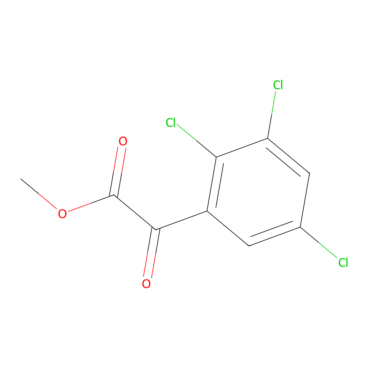 Methyl 2,3,5-trichloro-alpha-oxobenZeneacetate molecular structure, CAS 1824063-27-5