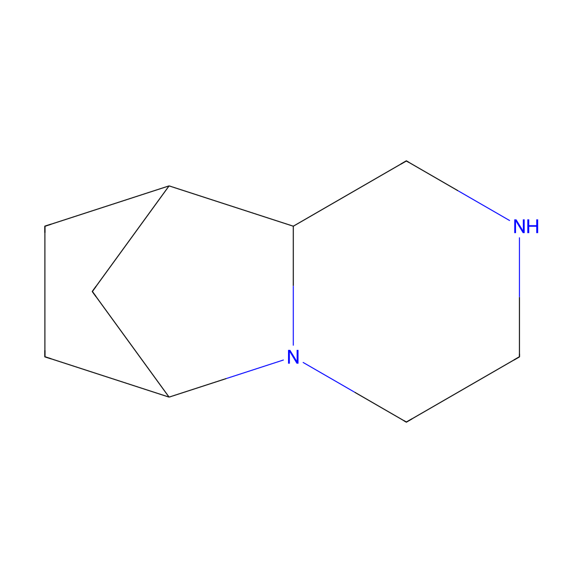 2,5-Diazatricyclo[6.2.1.0,2,7]undecane molecular structure, CAS 1824069-86-4