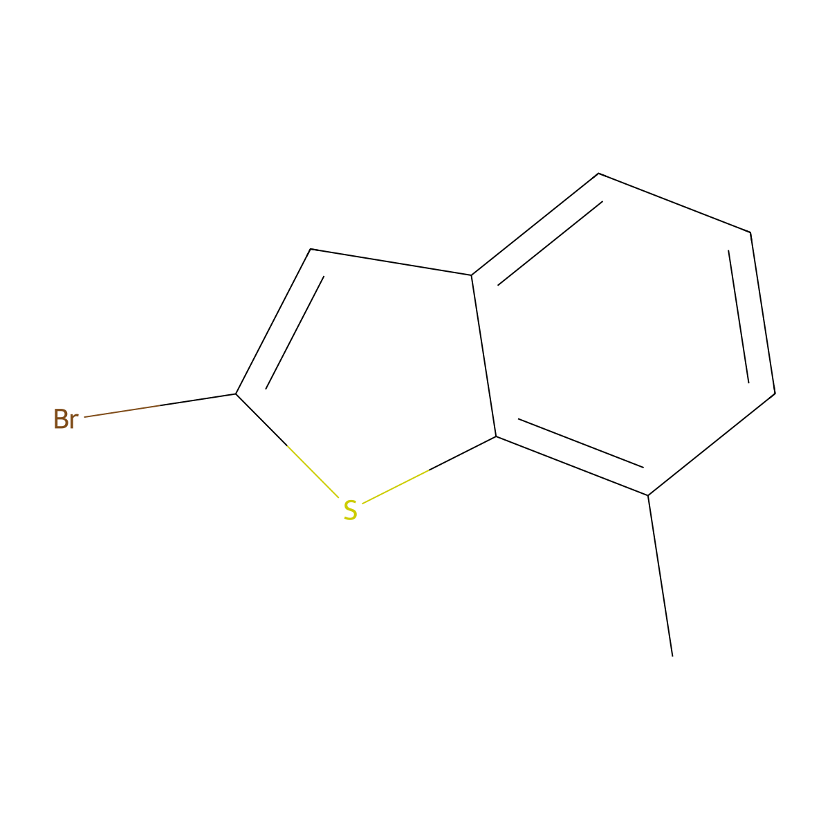 2-Bromo-7-methylbenzo[b]thiophene molecular structure, CAS 1824077-88-4